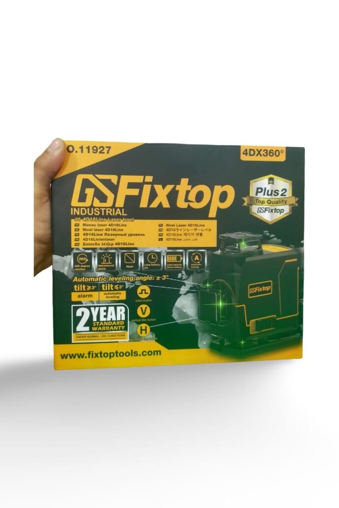 ⁦Niveau Laser 4D*360° 16 Lignes Fixtop 45 mètres⁩ - الصورة ⁦2⁩