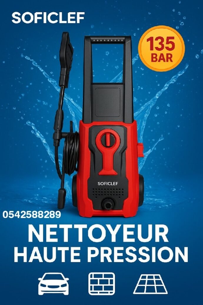 nettoyeur haute pression Soficlef 135Bar