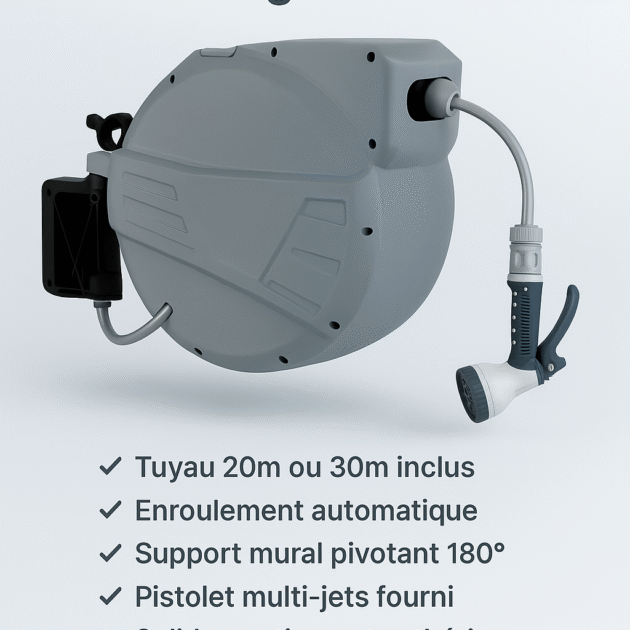 ENROULEUR DE TUYAU 20M