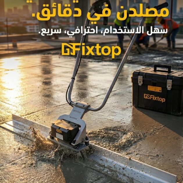 آلة تسوية خرسانة كهربائية 800W بطول 2M FixTOP اصلية